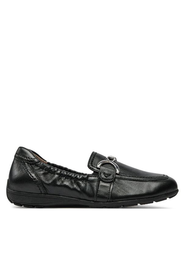 Loafersy Caprice. Kolor: czarny