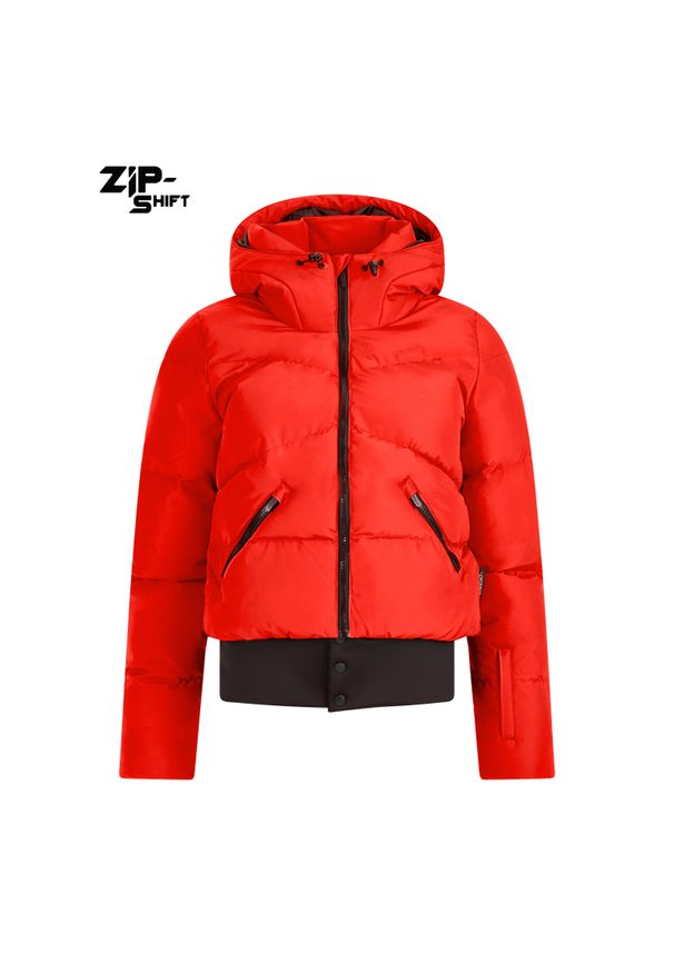 Damska kurtka narciarska Protest Preppy. Kolor: czerwony. Sezon: zima. Sport: narciarstwo