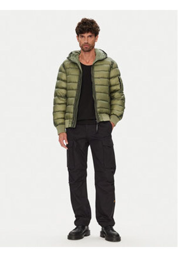 C.P. Company Kurtka puchowa 19CMOW002A110416A Zielony Regular Fit. Kolor: zielony. Materiał: syntetyk