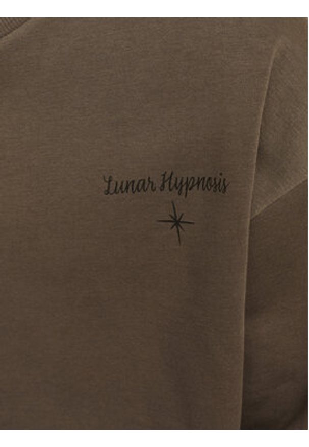 Jack & Jones - Jack&Jones Bluza Mystic 12257735 Khaki Relaxed Fit. Kolor: brązowy. Materiał: bawełna