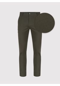 Pako Lorente - PAKO LORENTE – Gładkie spodnie męskie w kolorze zielonym. Kolor: zielony. Materiał: bawełna, elastan. Wzór: gładki. Styl: klasyczny #5