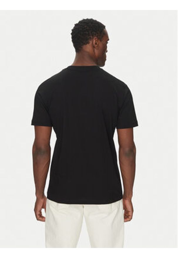 Richmond X T-Shirt UMP25004TS Czarny Regular Fit. Kolor: czarny. Materiał: bawełna