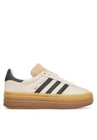 Adidas - adidas Sneakersy Gazelle Bold JS3892 Beżowy. Kolor: beżowy. Materiał: zamsz, skóra. Model: Adidas Gazelle