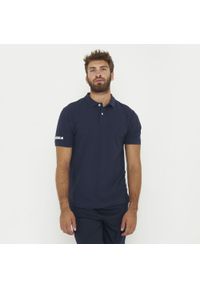 LEGEA - Polo męskie ARIETE. Typ kołnierza: polo. Kolor: niebieski. Styl: sportowy #1