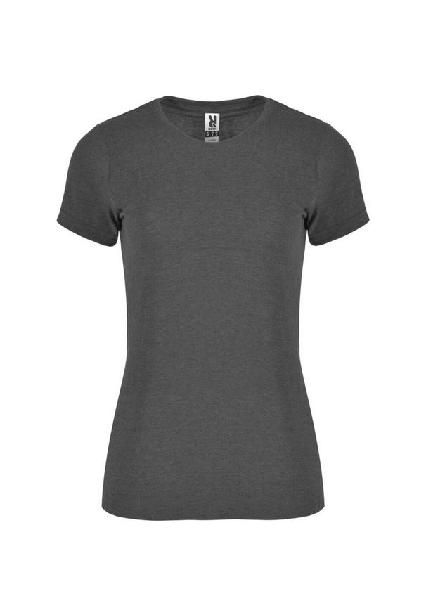 ROLY - T-shirt Damski Dwutonalny Z Krótkim Rękawem Fox. Kolor: czarny, wielokolorowy, brązowy, zielony. Długość rękawa: krótki rękaw. Długość: krótkie. Sport: turystyka piesza