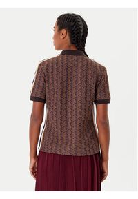 Lacoste Polo DF3364 Brązowy Slim Fit. Typ kołnierza: polo. Kolor: brązowy. Materiał: bawełna #5