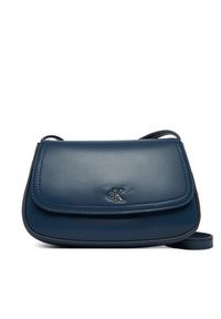 Calvin Klein Torebka Ck Flap Camera Bag LV04F3421G Granatowy. Kolor: niebieski. Materiał: skórzane #3
