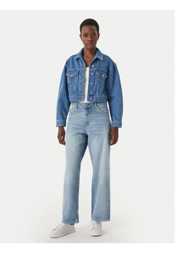 Hugo - HUGO Kurtka jeansowa Galatea 50556970 Niebieski Regular Fit. Kolor: niebieski. Materiał: bawełna