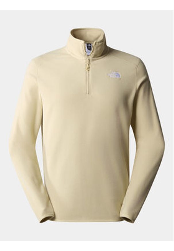 The North Face Polar Glacier NF0A855W Écru Regular Fit. Materiał: syntetyk