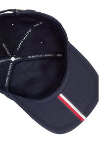 TOMMY HILFIGER - Tommy Hilfiger Czapka z daszkiem Th Foundation Soft 6 Panel Cap AM0AM13162 Granatowy. Kolor: niebieski. Materiał: materiał, bawełna