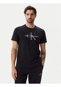 Calvin Klein Jeans T-Shirt LV040EM286 Czarny Regular Fit. Kolor: czarny. Materiał: bawełna