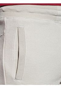 Ombre Clothing - Krótkie spodenki męskie dresowe W294 - jasnoszare - XXL. Kolor: niebieski. Materiał: dresówka. Długość: krótkie. Styl: sportowy #4