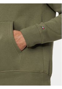 TOMMY HILFIGER - Tommy Hilfiger Bluza Logo MW0MW11599 Zielony Regular Fit. Kolor: zielony. Materiał: bawełna #3
