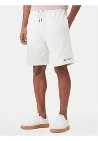 Guess Jeans Szorty sportowe M6GD49 KCPR1 Biały Regular Fit. Kolor: biały. Materiał: bawełna. Styl: sportowy #1