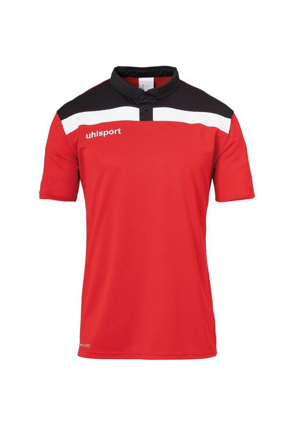 UHLSPORT - Koszulka Uhlsport Offense 23. Kolor: czerwony, wielokolorowy, czarny. Materiał: jersey