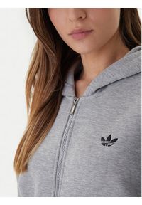 Adidas - adidas Bluza adicolor 3-Stripes JY2620 Szary Regular Fit. Kolor: szary. Materiał: bawełna, syntetyk #3