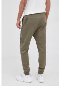 C.P. Company - Spodnie bawełniane. Kolor: zielony. Materiał: bawełna #3