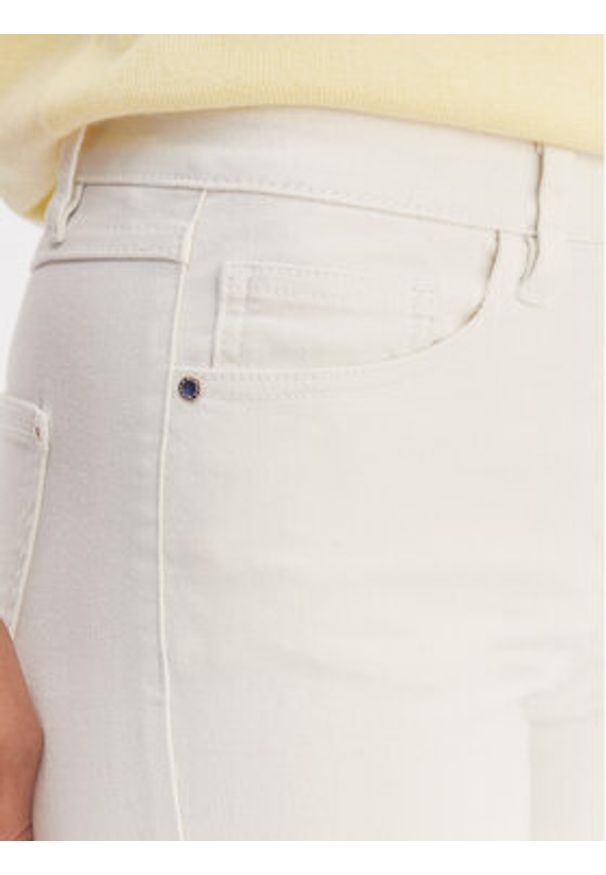 Morgan Jeansy 251-PETROI1 Biały Slim Fit. Kolor: biały