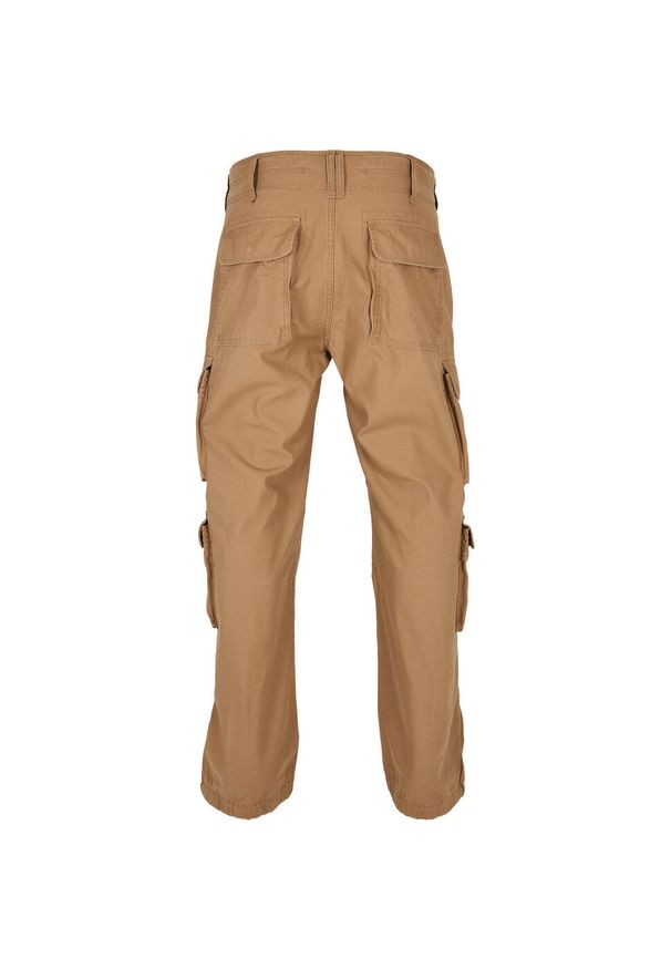 BUILD YOUR BRAND - Spodnie Męskie Pure Vintage Cargo. Kolor: beżowy. Sport: turystyka piesza