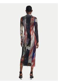 Desigual Sukienka codzienna Carson 24WWVK59 Kolorowy Slim Fit. Okazja: na co dzień. Materiał: syntetyk. Wzór: kolorowy. Typ sukienki: proste. Styl: casual #4