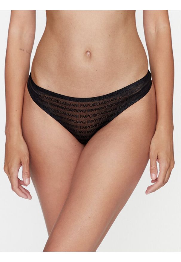 Emporio Armani Underwear Stringi 162468 3F204 00020 Czarny. Kolor: czarny. Materiał: syntetyk