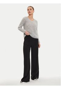 Max Mara Leisure Sweter Fresis 2426366118 Szary Relaxed Fit. Kolor: szary. Materiał: syntetyk