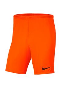 Spodenki piłkarskie męskie Nike Dry Park III treningowe szybkoschnące Dri Fit. Kolor: pomarańczowy. Technologia: Dri-Fit (Nike). Sport: piłka nożna #1