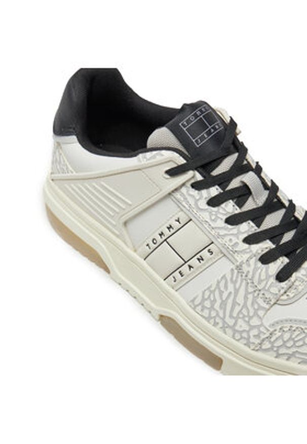 Tommy Jeans Sneakersy The Brooklyn New Material EM0EM01431 Écru. Materiał: skóra