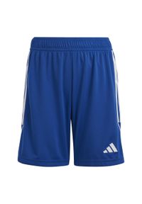Spodenki piłkarskie dla dzieci Adidas Tiro 23 League. Kolor: niebieski