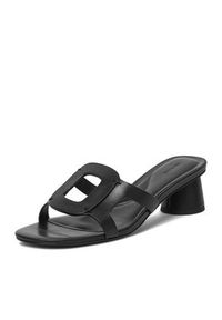 Gino Rossi - GINO ROSSI Klapki C-XRY0726-1 Czarny. Kolor: czarny. Materiał: skóra #5