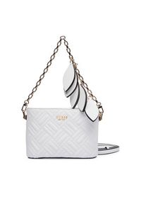 Guess Torebka Sally Mini HWQG99 21770 Biały. Kolor: biały. Materiał: skórzane #4