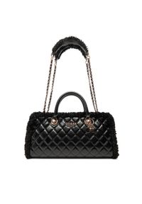 Guess Torebka Cristi HWTG81 39090 Czarny. Kolor: czarny. Materiał: skórzane