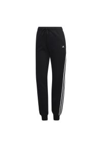 Adidas - Spodnie adidas Sportswear Future Icons 3-Stripes Regular Fit H57311 - czarne. Kolor: czarny. Materiał: poliester, bawełna, dresówka, materiał. Sport: fitness, turystyka piesza #1