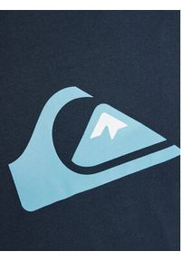 Quiksilver T-Shirt Comp Logo EQYZT07658 Granatowy Regular Fit. Kolor: niebieski. Materiał: bawełna