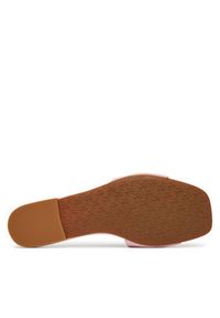Lauren Ralph Lauren - LAUREN RALPH LAUREN Klapki Everley 802959143007 Różowy. Kolor: różowy. Materiał: skóra