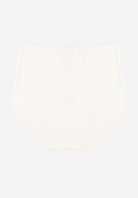 Renee - Białe Modelujące Majtki z Bawełny High Waist Nilionea. Stan: podwyższony. Kolor: biały. Materiał: bawełna