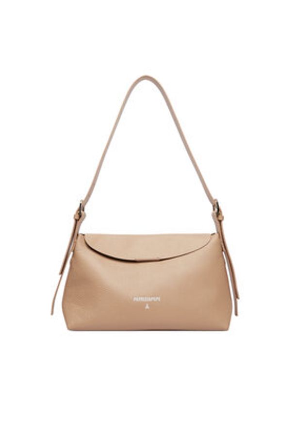 Patrizia Pepe Torebka 8B0256/L148-R874 Beżowy. Kolor: beżowy. Materiał: skórzane