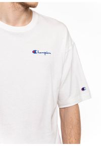 Koszulka Champion Premium Small Script Logo Crewneck T-Shirt (214282-WW001). Kolor: biały. Materiał: materiał #5