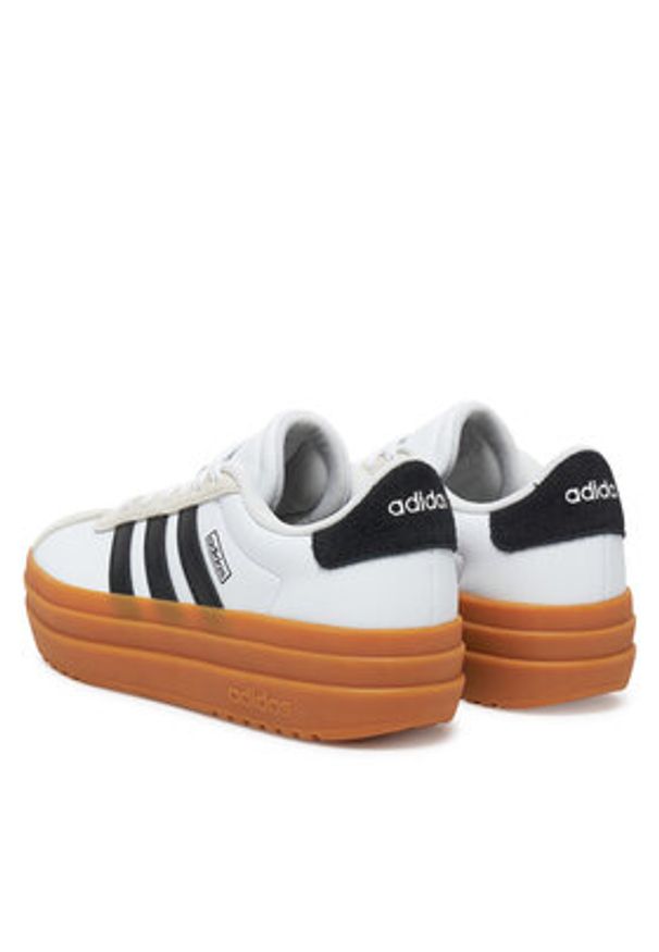 Adidas - adidas Sneakersy VL COURT BOLD JQ8065 Biały. Kolor: biały. Materiał: skóra