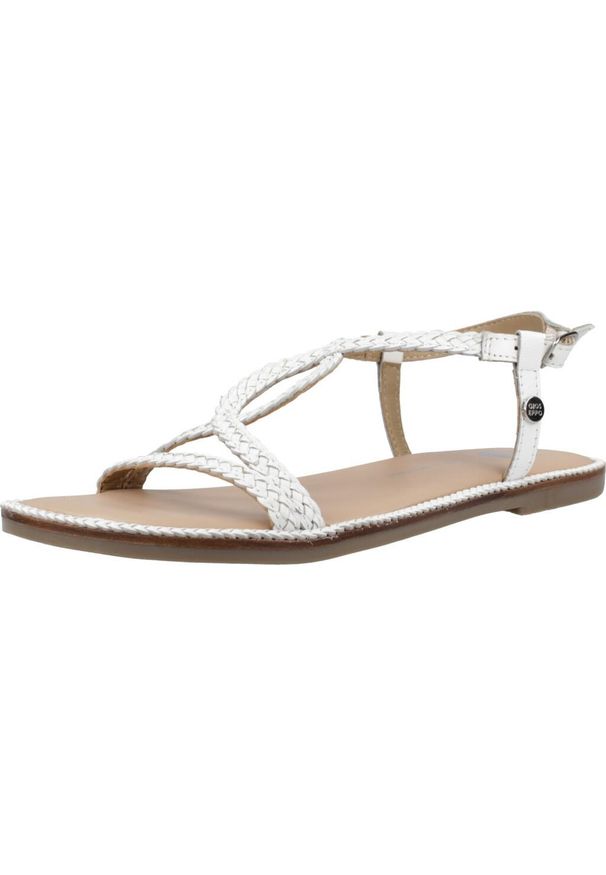 Gioseppo - Sandały GIOSEPPO SUFFIELD Biały. Kolor: biały. Materiał: skóra