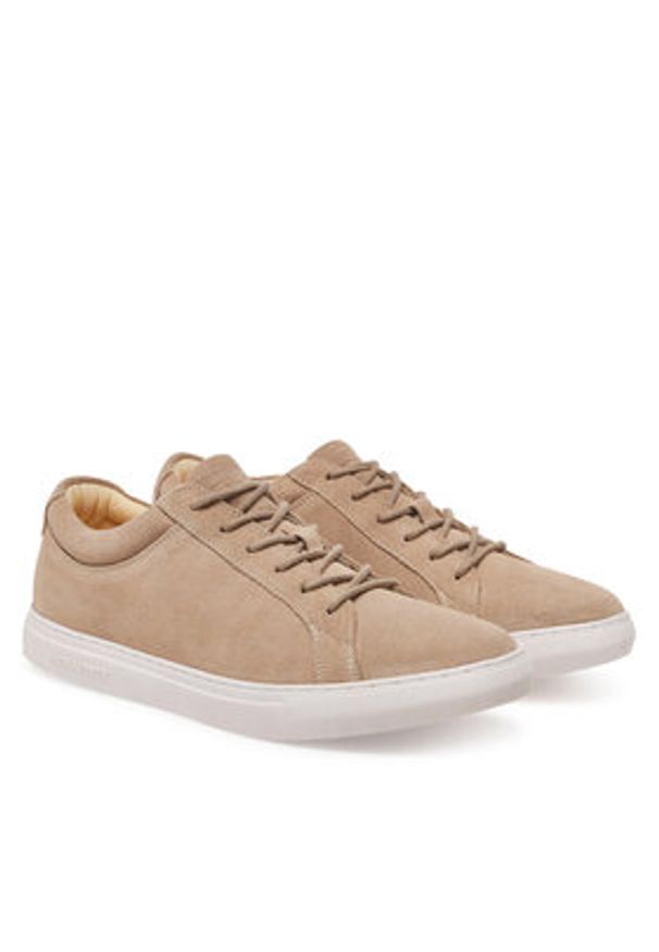 Jack & Jones - Jack&Jones Sneakersy Jfwgalaxy 12201284 Beżowy. Kolor: beżowy. Materiał: skóra, zamsz