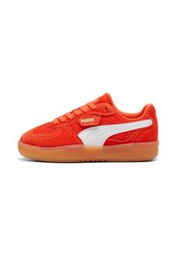 Sneakersy damskie Puma Palermo Moda Vintage. Kolor: czerwony, brązowy, biały, wielokolorowy. Sport: turystyka piesza #1