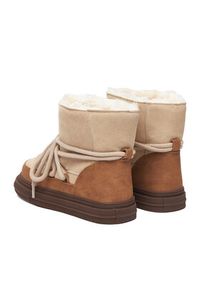 DeeZee Śniegowce DZN-025 Beżowy. Kolor: beżowy. Materiał: materiał #7