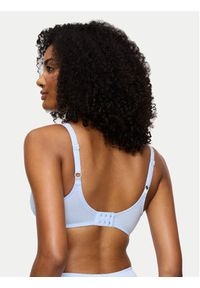 Triumph Biustonosz z fiszbiną Ladyform Soft W X 10166306 Błękitny. Kolor: niebieski. Materiał: syntetyk