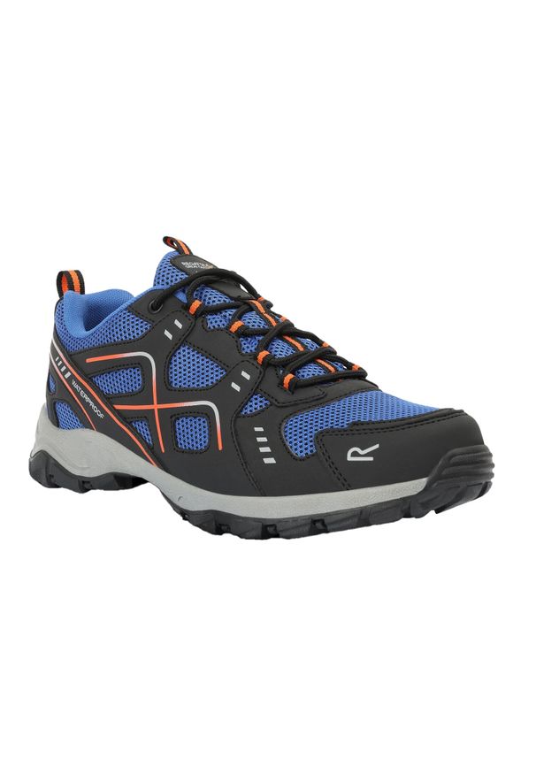 Regatta - Męskie Buty Trekkingowe Vendeavour. Kolor: czerwony, niebieski, wielokolorowy, czarny. Sport: turystyka piesza