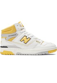 Buty unisex New Balance BB650RCG – białe. Okazja: na co dzień. Kolor: biały. Materiał: skóra, materiał. Szerokość cholewki: normalna. Sezon: lato. Sport: koszykówka, fitness