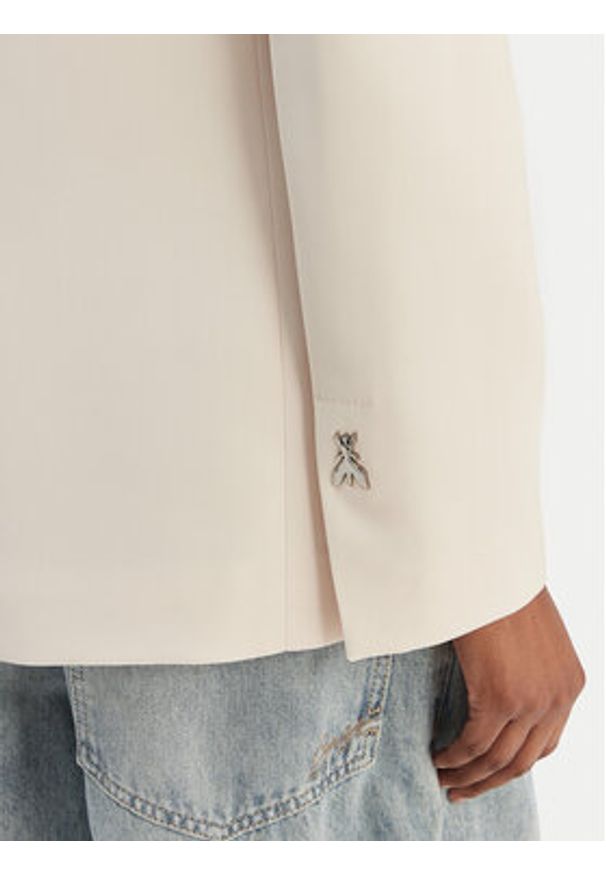 Patrizia Pepe Marynarka 8S0559/A6F5-W409 Écru Regular Fit. Materiał: syntetyk