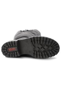 Czarne Kozaki Rieker Ocieplane Buty Damskie. Okazja: na co dzień. Zapięcie: klamry. Kolor: czarny. Materiał: materiał, syntetyk. Sezon: zima, jesień. Styl: klasyczny, casual, elegancki #3