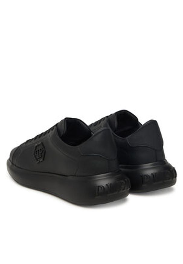 Philipp Plein - PHILIPP PLEIN Sneakersy FAES USC0804 PLE075N Czarny. Kolor: czarny. Materiał: skóra