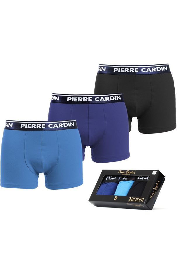 Pierre Cardin - BOKSERKI PIERRE CARDIN 3PAK 306 MIX 1. Materiał: elastan, guma, bawełna